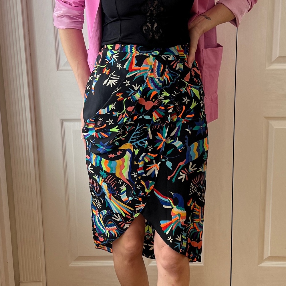 Mara Hoffman Highwaisted Ornamental Printed Skirt